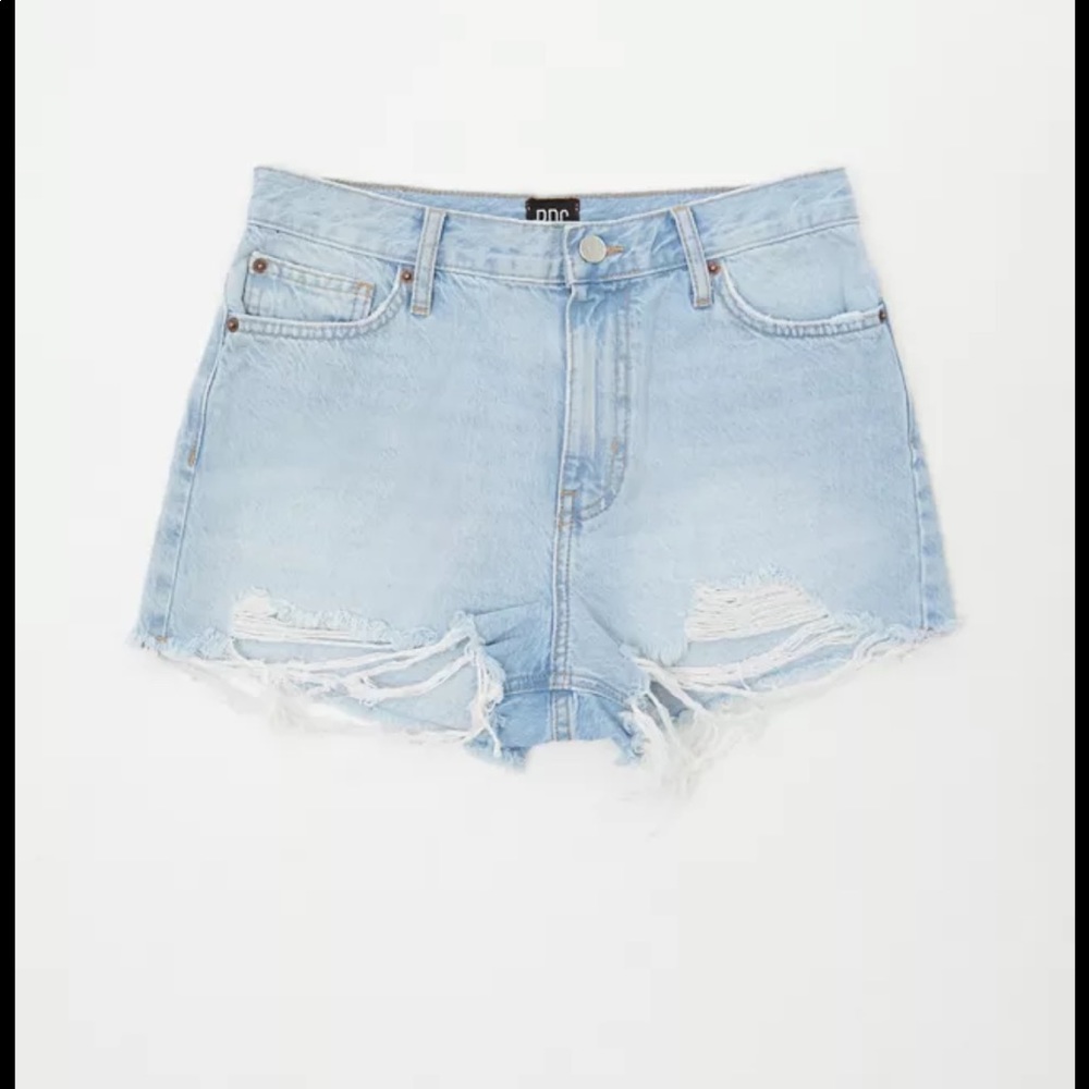 BdG high rise jean shorts